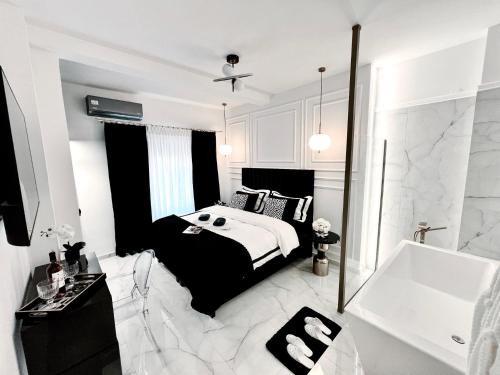 Katerini Apartment | Black & White Luxury Living