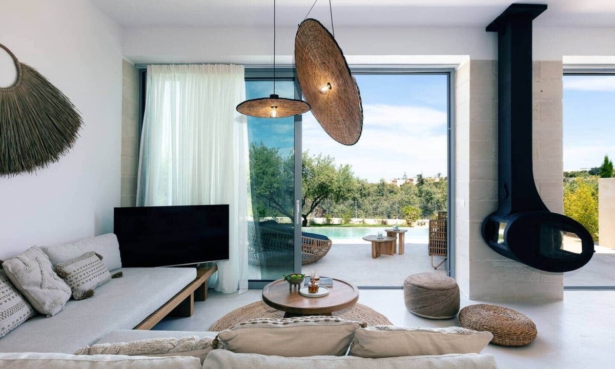 Kato Daratso House | Brand New Villa, Private Heated Pool, Quiet,Luxury