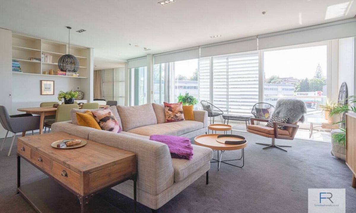 Freemans Bay Apartment | Fabulous Freemans Bay Apartment|by Furnished Rentals
