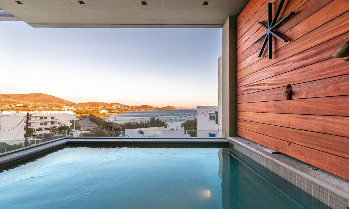Tinos Town House | Private Jacuzzi Suite with Sea View, Coocono Villas