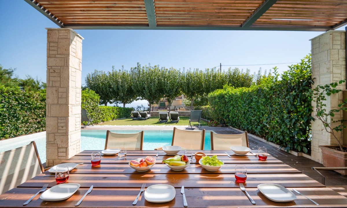 Pallini Villa | Sunny Exclusive Ena – Villa with Private Pool & Sea Views