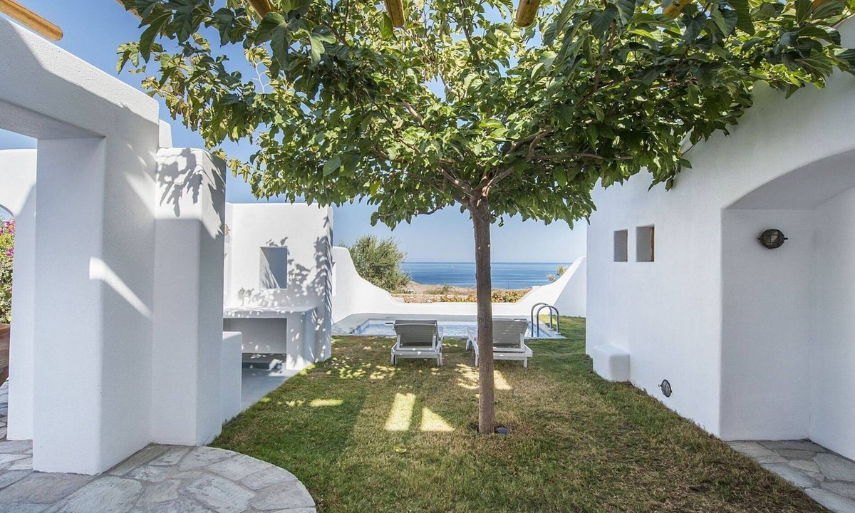 Kamari Villa | Villa Caelora, Divine Sea Views, Private Plunge Pool, Furnished Terrace,.