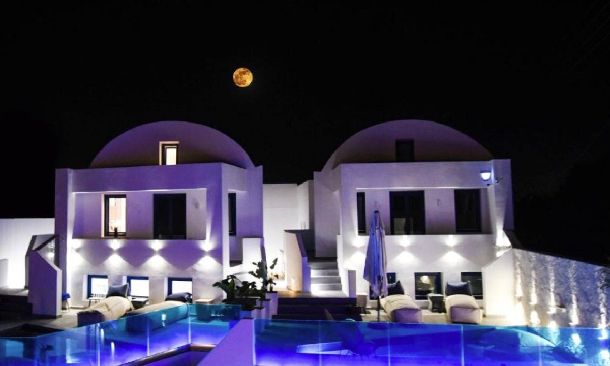 Monolithos Villa | Villa Evadne, 2 BDR, Outdoor Pool, Indoor Hot Tub, Furnished Terrace, Santorini