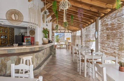 Kalymnos Town Apartment | Apartment 'Double Room No 2' with Mountain View, Wi-Fi and Air Conditioning