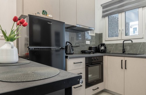 Astypalaia Apartment | Apartment 'Stampalia Luxury No 1' with Sea View, Wi-Fi and Air Conditioning