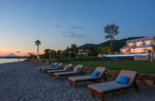 Vourvourou Villa | Beachfront Villa Natalia with Two Private Pools