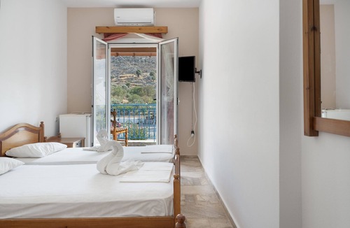 Kalymnos Apartment | Bed and Breakfast 'Room No 10' with Sea View, Wi-Fi and Air Conditioning