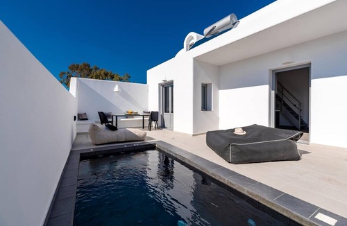 Perissa Villa | Charming Santorini Villa | 2 Bedrooms | Premium Villa | Private Heated Pool
