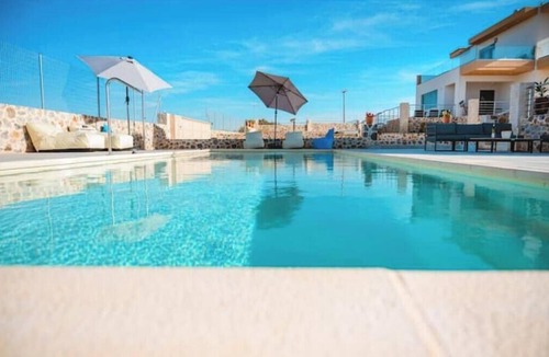 Stavros Villa | Cindy Luxury Villas Crete- Blue private pool private hot tub sea & mountain view