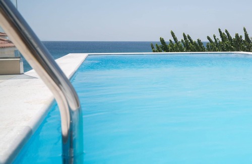 Ormos Koumeikon Villa | Dazzling Samos Beachfront Villa | Villa Elysian Skies | Panoramic Sea Views |.