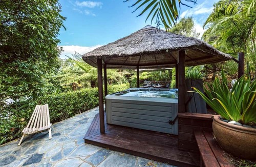 Palm Beach House | Luxury Lodge Rental with Saltwater Pool for Group Holiday in Palm Beach, Waiheke Island