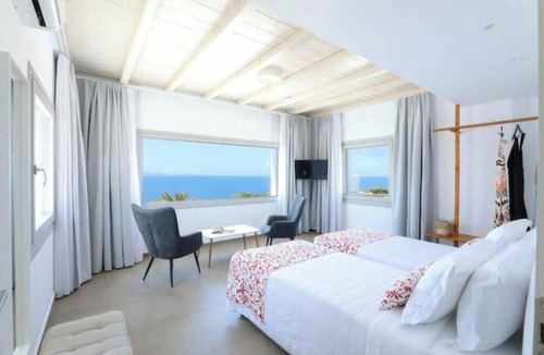 Agios Stefanos Hotel | O Lofos URANOs Villa with Sea View/Private Pool