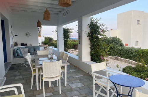 Chrissi Akti House | Picturesque home with amazing view