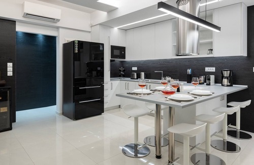 Rhodes Town Apartment | Rhodes Skyline Suite - 2 Bedroom with OutDoor jacuzzi and Sea view