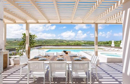 Roumeli Villa | Rosmerta Villa, with Private Pool 65 square meters, BBQ & Heated SpaWhirlpool, By ThinkVilla