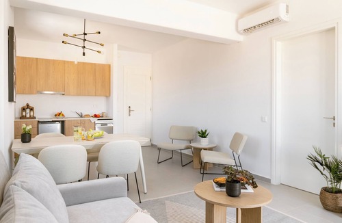 Molos Apartment | Sanders Paros Gardens - Roomy 1-Bdr Apt w Balcony