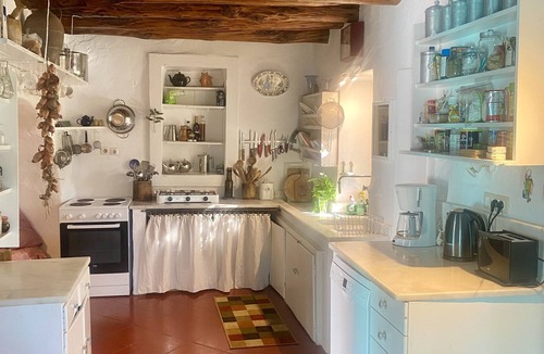 Andros House | Stone-built Cycladic Farmhouse, and small hamlet, lovely views, sleeps 11/12