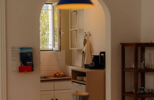 Parikia Apartment | Studio Apartment '2' with Private Terrace, Wi-Fi and one Air Condition in the bedroom