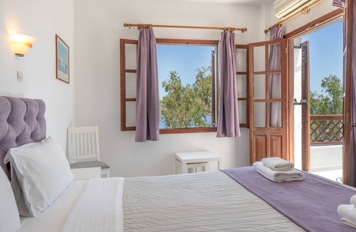 Amoopi Apartment | Superior Top Floor Sea View 2 Room with Private Balcony and Shared Pool