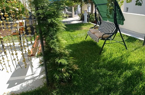 Agios Nikolaos Apartment | Vangel Backyard