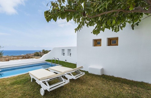 Kamari Villa | Villa Caelora, Divine Sea Views, Private Plunge Pool, Furnished Terrace,.