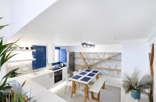 Monolithos Villa | Villa Evadne, 2 BDR, Outdoor Pool, Indoor Hot Tub, Furnished Terrace, Santorini