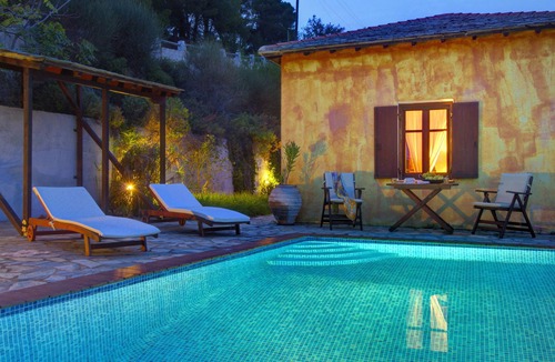 Skopelos Town Villa | Villa Kentavros Fully private pool villa away from it all!