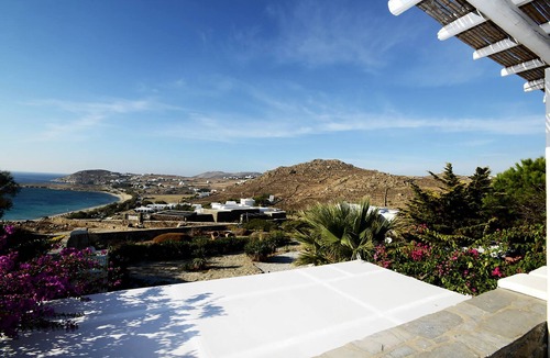Kalafatis Villa | Villa Lia/private lounge area, sea view