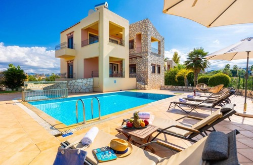 Kato Stalos Villa | Villa Pasiphae 2 - Three Bedroom Villa, Sleeps 6