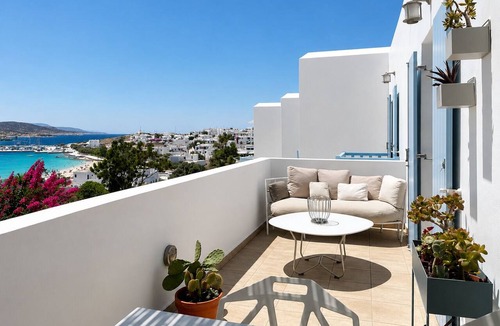 Koufonisia Apartment | Wake up above the Aegean
