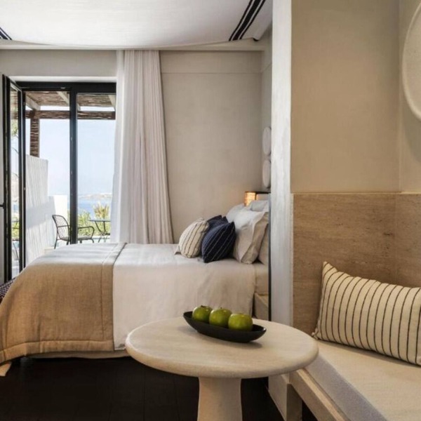 Escape to a Laid-Back Suite with Private Pool and Sweeping Aegean Views