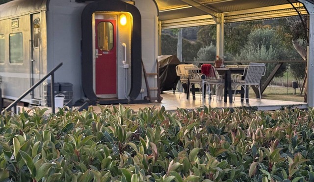 A unique sleeper train carriage near Bathurst that's off the rails!