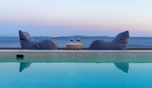 ''Aegean Whispers'' Sea Front Villa in Tinos
