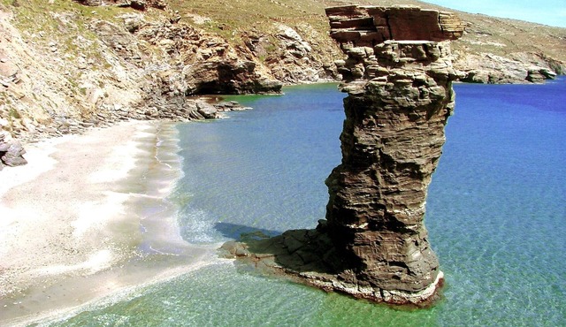 Andros Serenity-Adults Only-Sea view-pool/jacuzzi stone residence