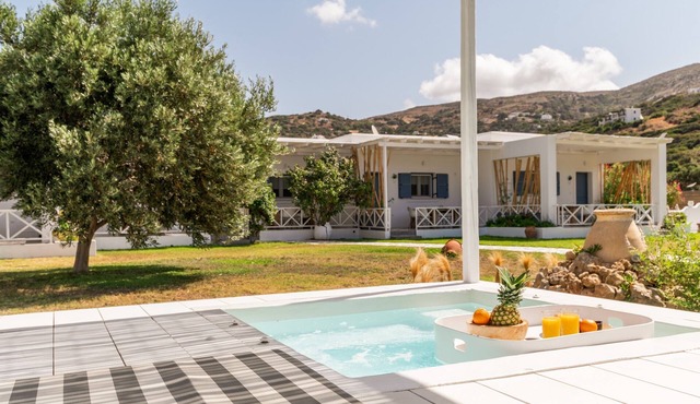 Apartment In A Hotel "Ow Andros Luxury Suites 4" with Mountain View, Private Terrace & Wi-Fi