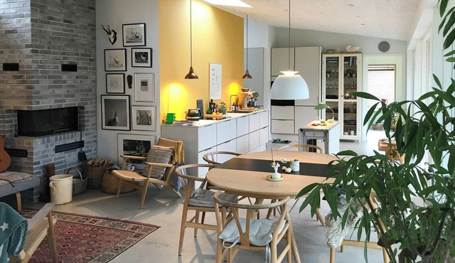 Architect-designed wooden house near beach in Odder