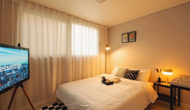 Cozy 3-bedroom, 6person, Incheon bupeong station, free parking,