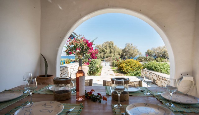 Family seafront villa