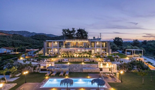 Luxury Villa Olivenest with Private Heated Pool, Hot Tub & Sauna