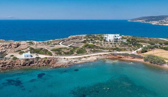 Majestic Paros Summer Martineli Villa Estate Private Beach Cape!