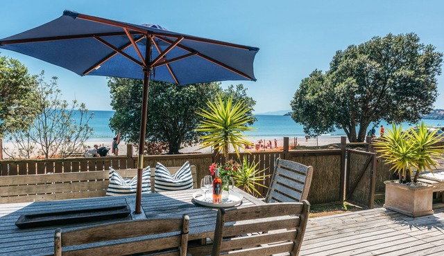 ONETANGI WATERFRONT BACH | Coast & Country | WINTER DEAL