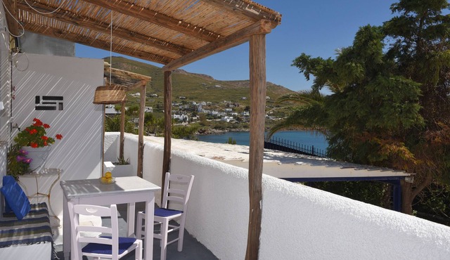 Our light and bright Sea Suite is situated in Mega Gialos, Syros.