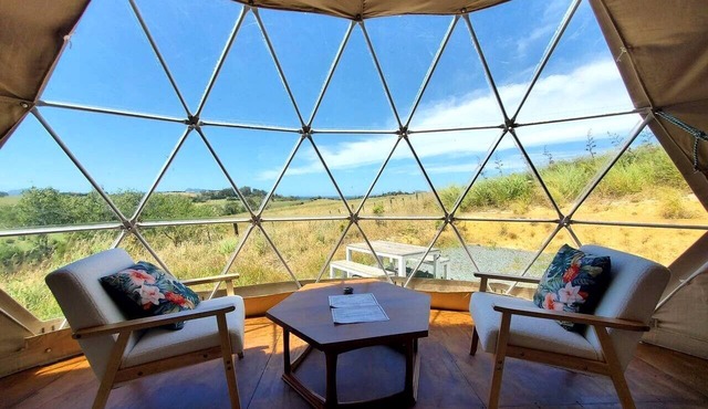 Rustic Glamping Dome in a Rural Setting near Waipu, North Island