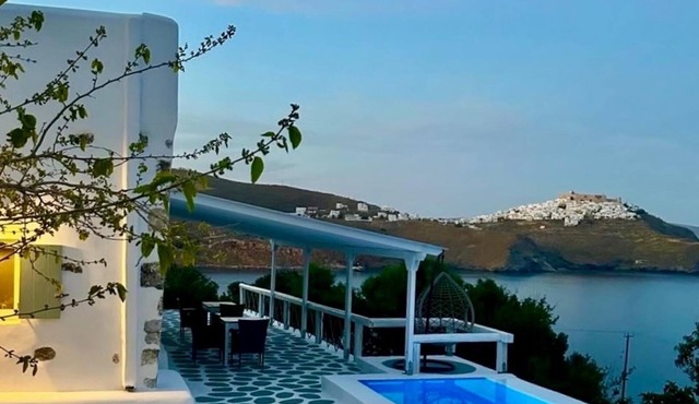 Siesta Villas, Cycladic Elegance With Castle View