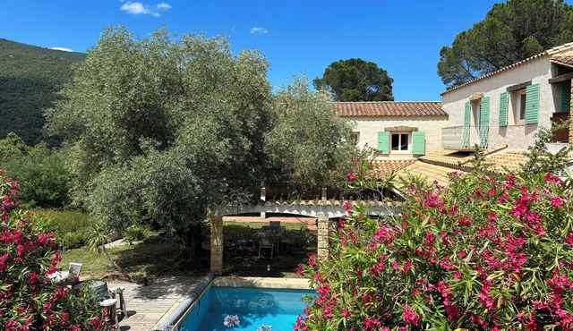 Spacious 4-bedroom mas in lovely Arles-sur-Tech with AC in Arles-sur-Tech