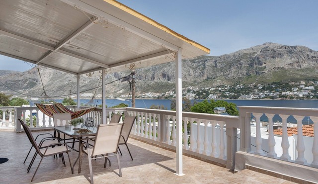 Studio Apartment 'Telendos' with Sea View, Wi-Fi and Air Conditioning
