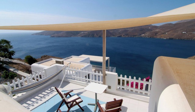 Traditional island house with magnificent view on Chora Astypalaia