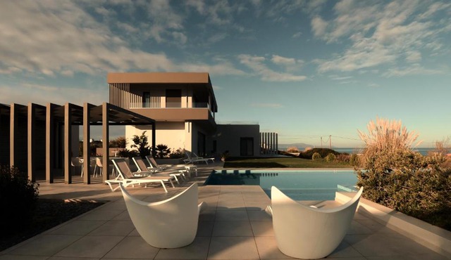 Villa Gardenia, villa de luxe avec piscine à débordement