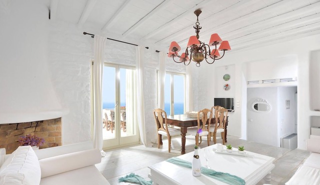 Villa Megista Blue, Grand shared pool, Garden