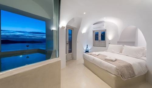 Honeymoon Suite, 1 King Bed, Hot Tub, Sea View